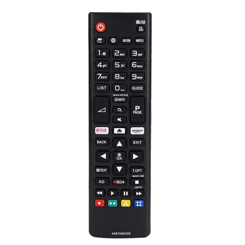 TV remote control Replacement for AKB75095308 LG TV