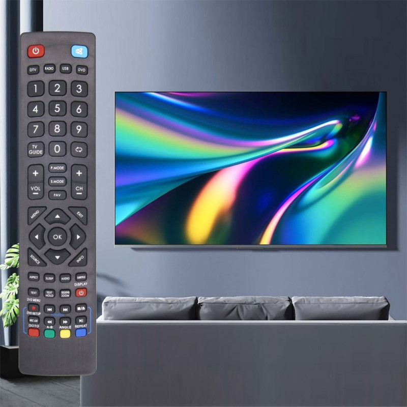 TV fjernbetjening Erstatning til Blaupunkt Alba Bush Technika TV