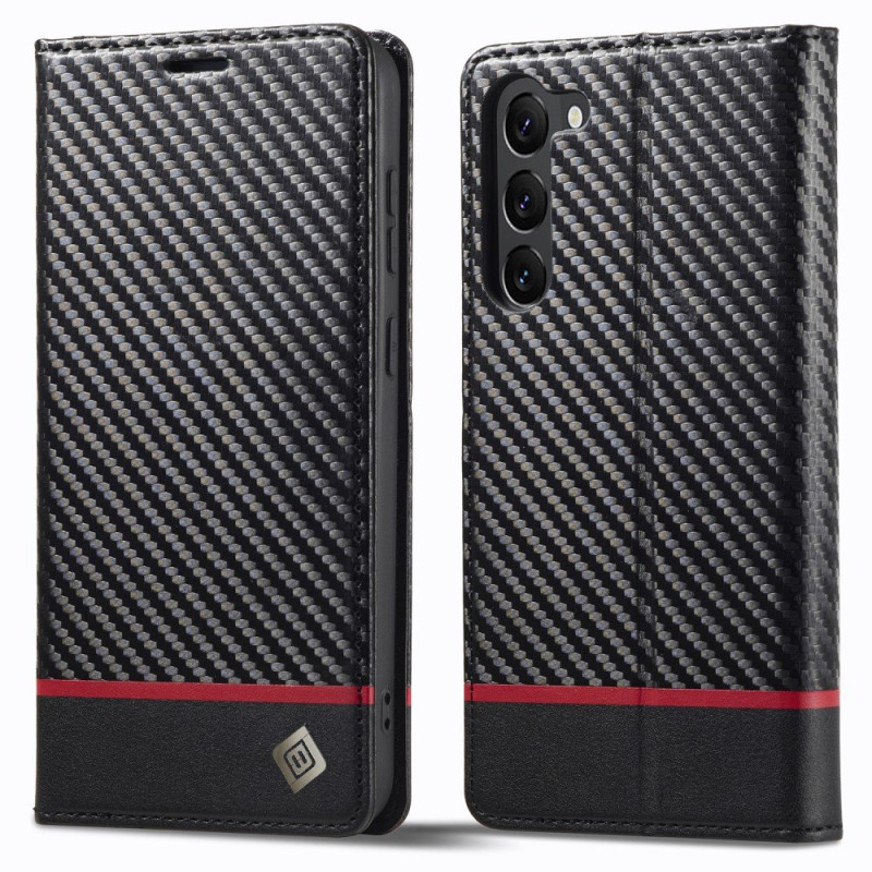 LC.IMEEKE Wallet Case for Samsung Galaxy S24+ - Black