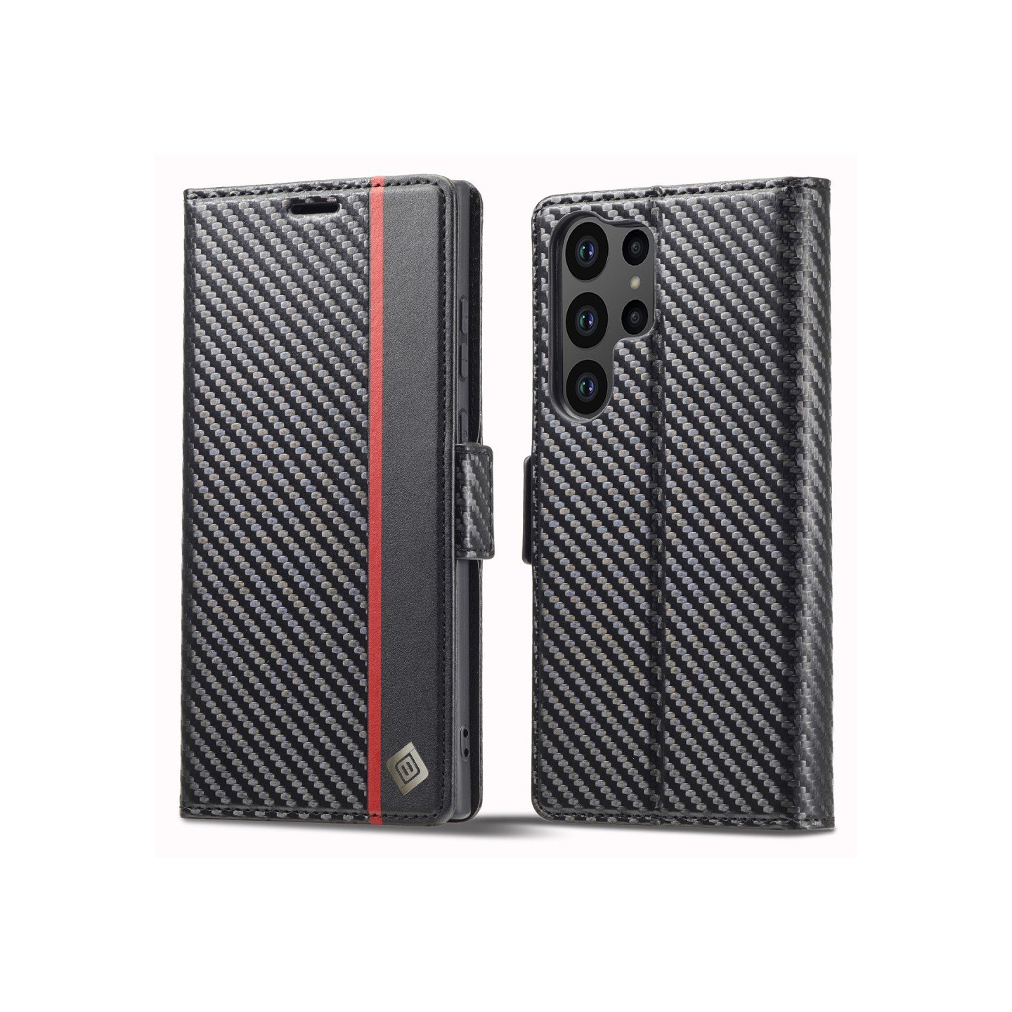 LC.IMEEKE Pung Taske til Samsung Galaxy S24 Ultra - Sort