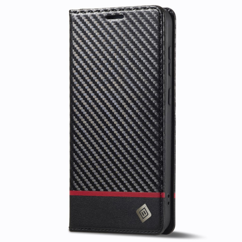 LC.IMEEKE Wallet Case for Samsung Galaxy S24+ - Black