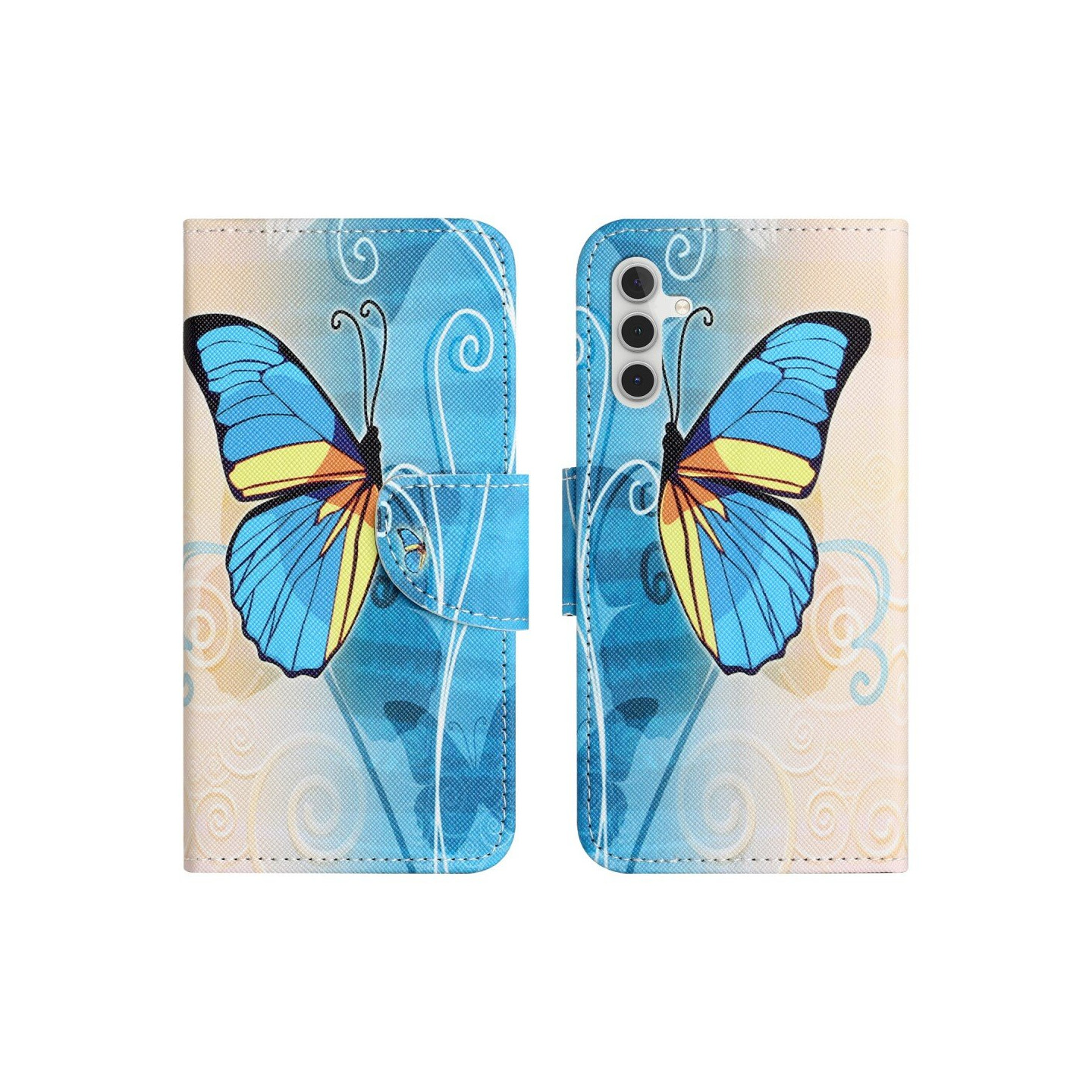 For Samsung Galaxy A25 Wallet Stand Case Pattern Phone Cover