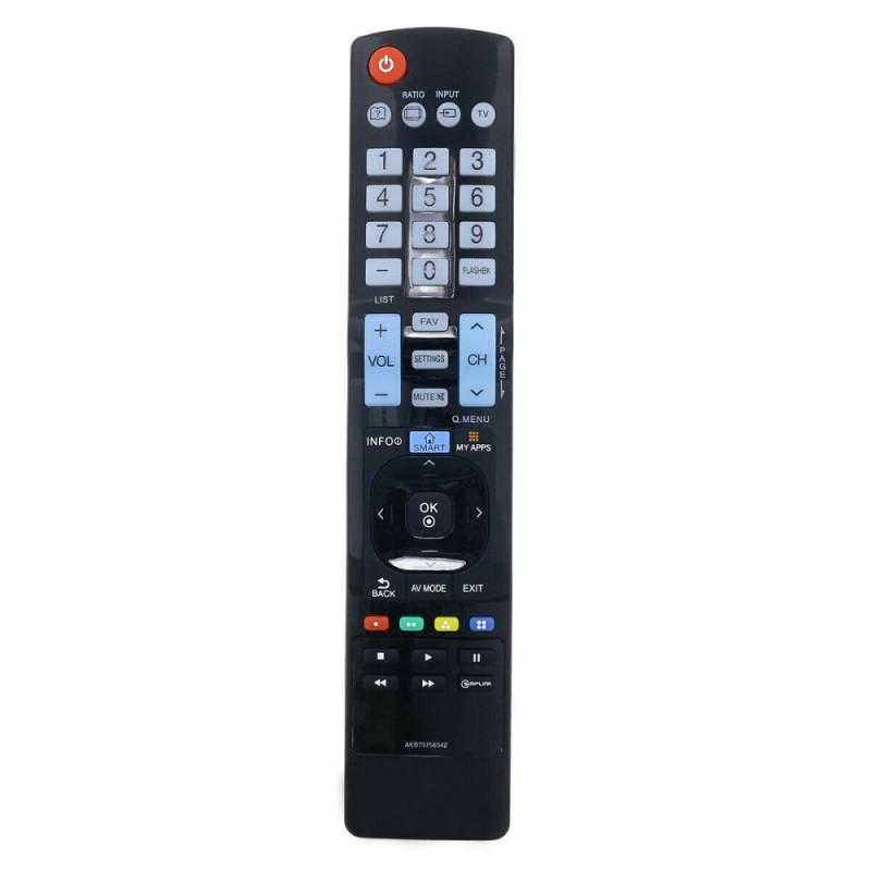 TV - fjernkontroll Erstatning for AKB73756542 for LG TV - er