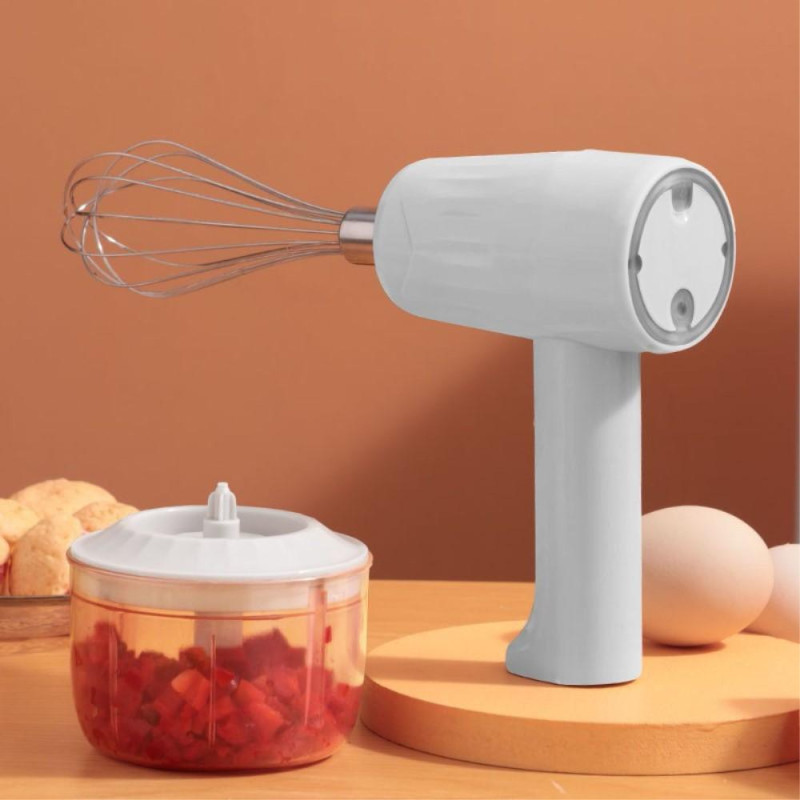 2 - in - 1 Hand Mixer Electric Cordless Rechargeable with bowl