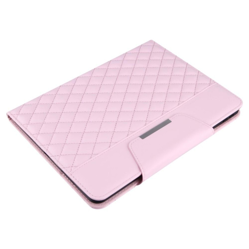 For iPad 10.2 (2021)/(2020)/(2019) Embroidery Grids Tablet Cover