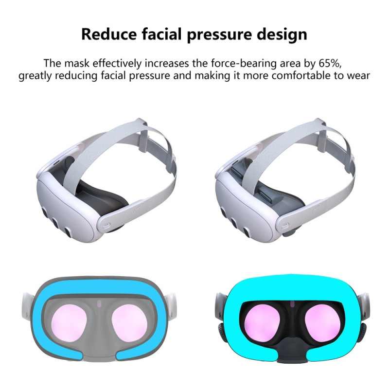 For Meta Quest 3 Top Cover Heat Dissipation Sponge Pressure Relief