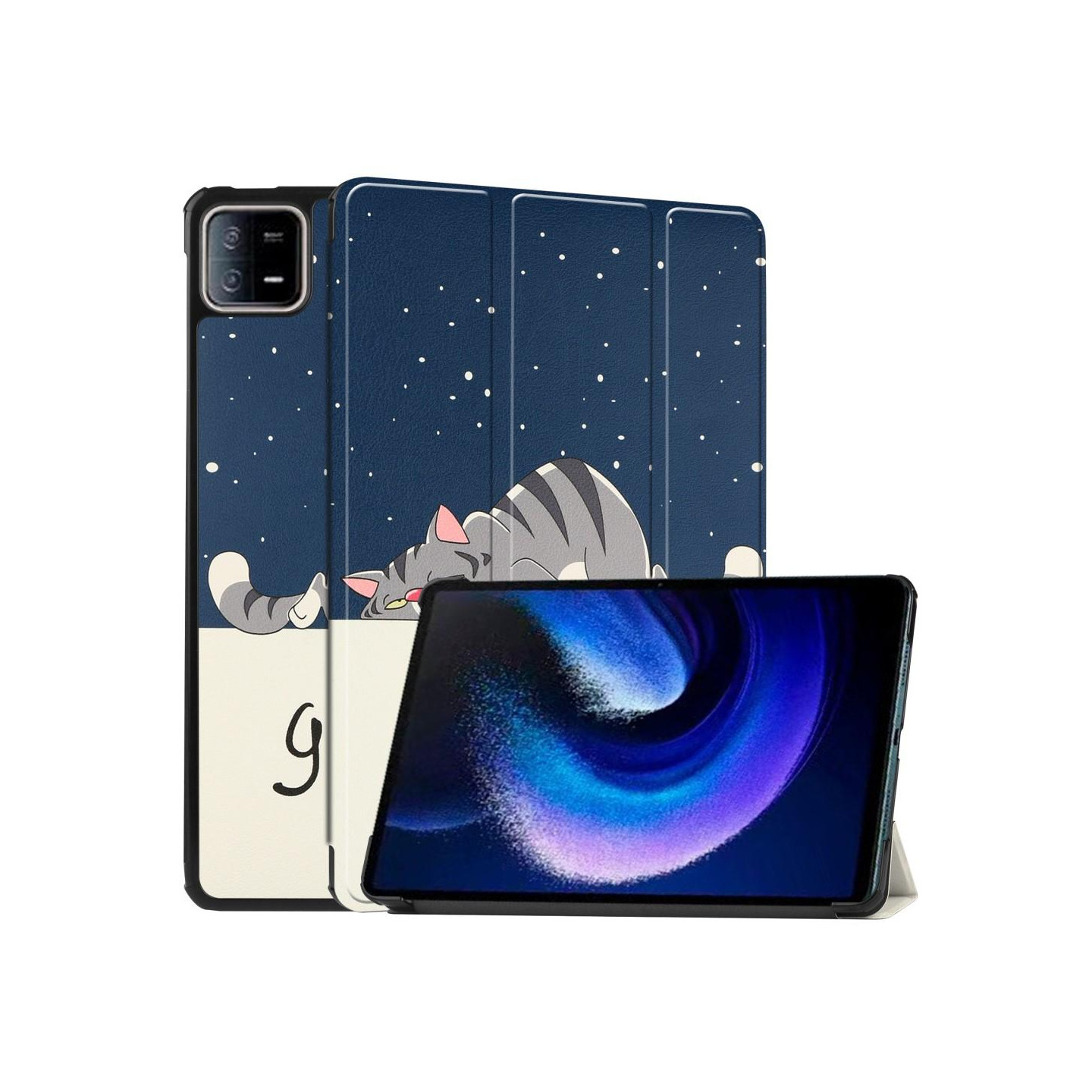 Xiaomi Pad 6 Stand Slim Fit Cover - Cat