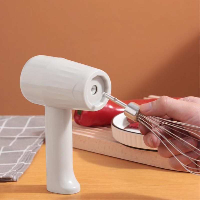 2 - i - 1 håndmixer Elektrisk trådløs genopladelig med skål