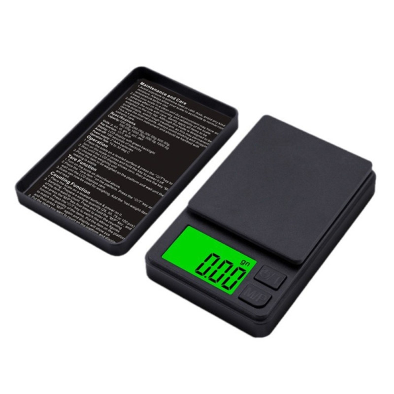 Scale Digital Scale Mini Compact veier 0,01 gram opp til 1000 gram