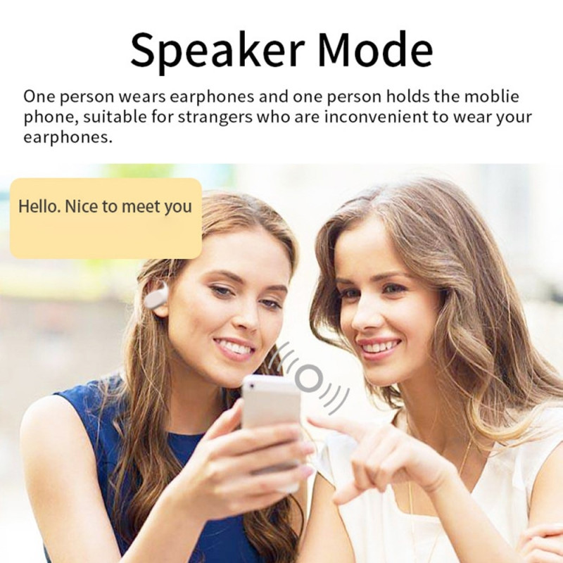 Smart Bluetooth Translator Oversætter Business Travel Learning