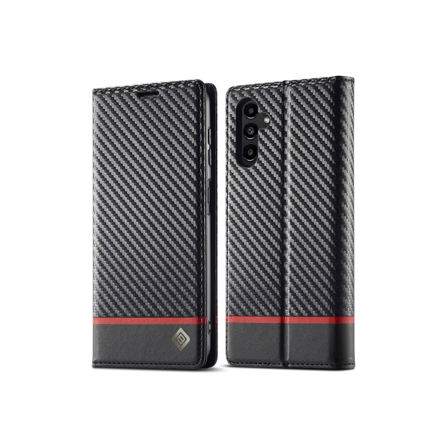 LC.IMEEKE Lompakkokotelo Samsung Galaxy A15 - Musta