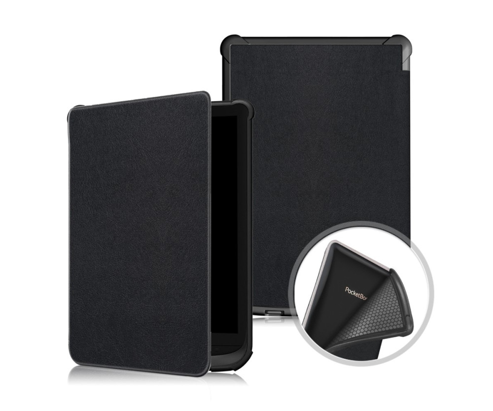 Fodral till PocketBook läsplatta - Många olika modeller - Svart