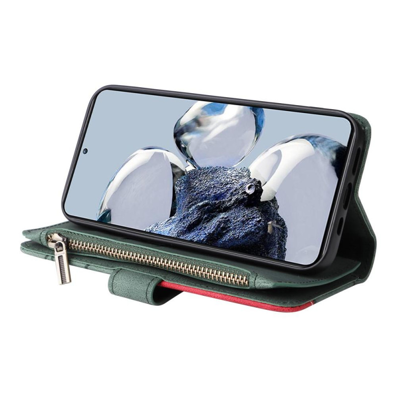 KT Multi - function Series - 5 Xiaomi 12T / 12T Pro Phone Suojakuori - Vihreä