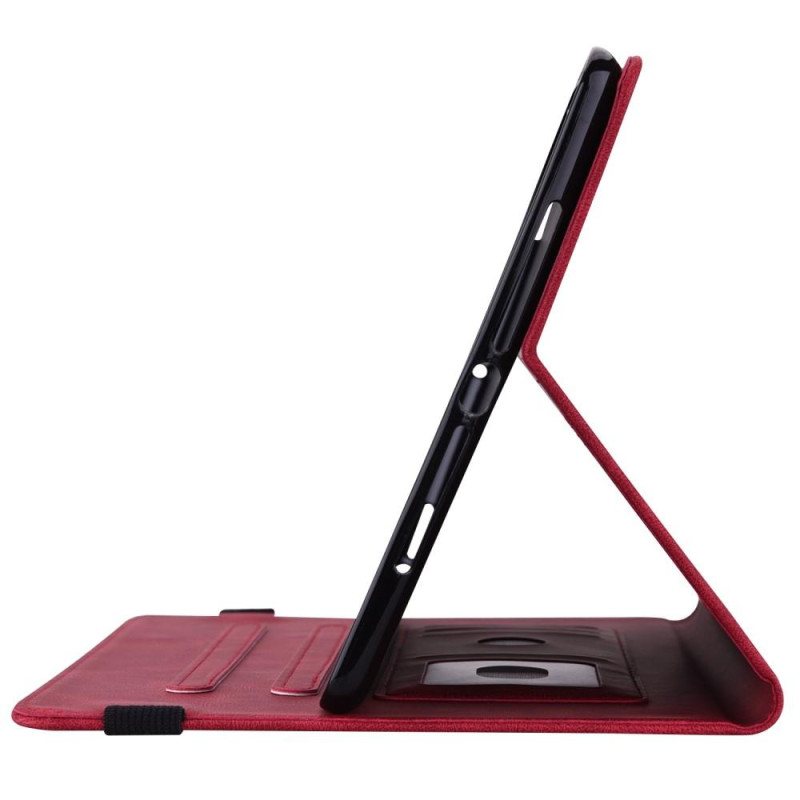 For iPad 10.9 (2022) Tablet Case Cover Buterfly Imprinting - Red