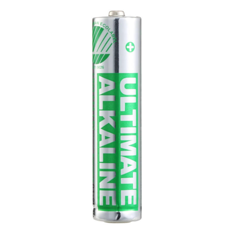 Ultimate Alkaline AAA battery Nordic Ecolabelled 1.5V 100 - pack
