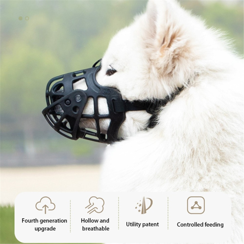 Anti-bite Muzzle Silicone Pet Dog Anti-Barking Mouth Guard Size XXL