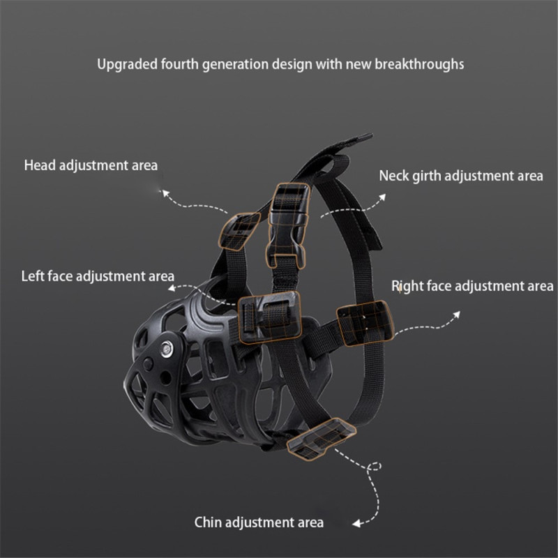 Anti-bite Muzzle Silicone Pet Dog Anti-Barking Mouth Guard Size XXL