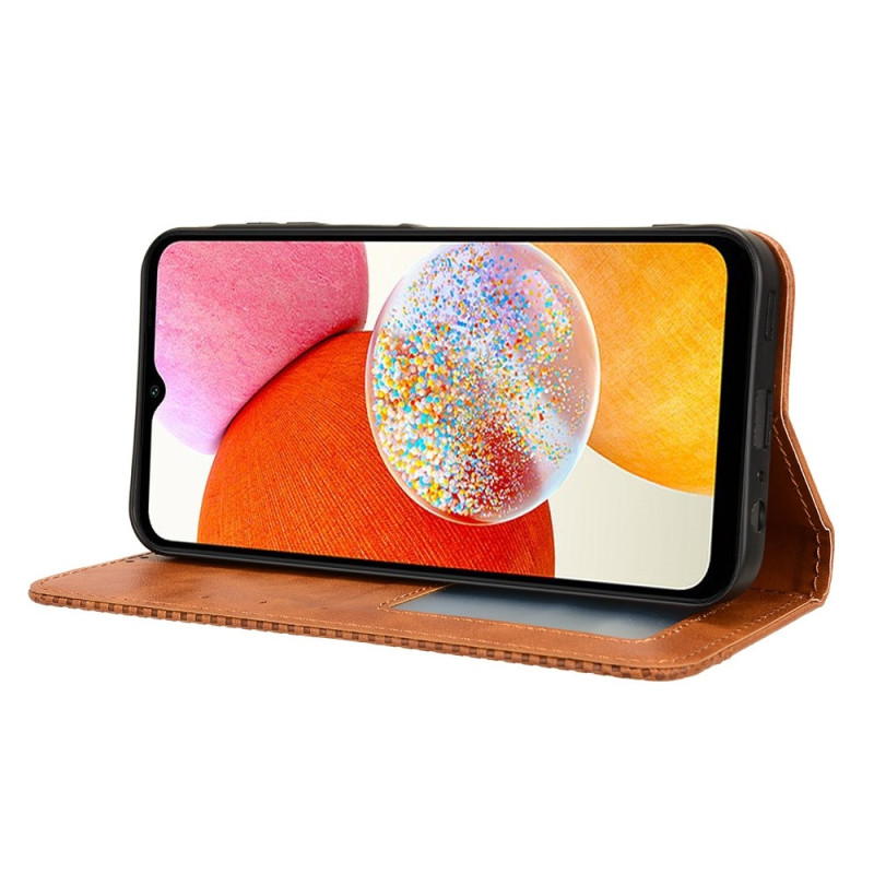 Wallet Stand Flip - telefonetui til Samsung Galaxy A15 5G - Brun
