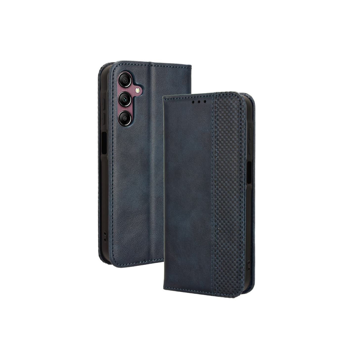 Wallet Stand Flip - telefonetui til Samsung Galaxy A15 5G - Blå