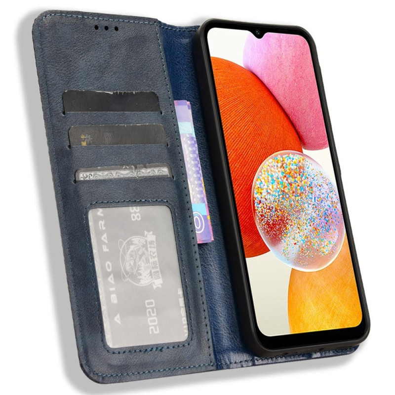 Wallet Stand Flip - telefonetui til Samsung Galaxy A15 5G - Blå