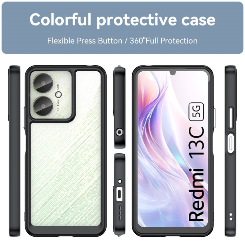 Til Xiaomi Redmi 13C Cover Cover Back Hybrid TPU+Acryl