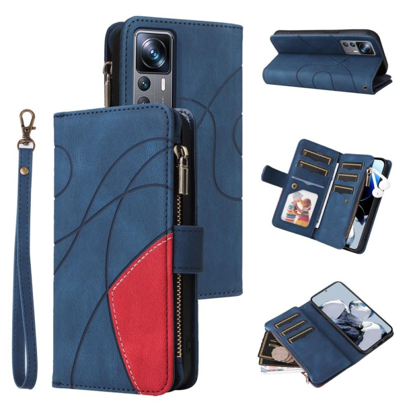 KT Multi - function Series - 5 For Xiaomi 12T / 12T Pro Phone Case - Blue