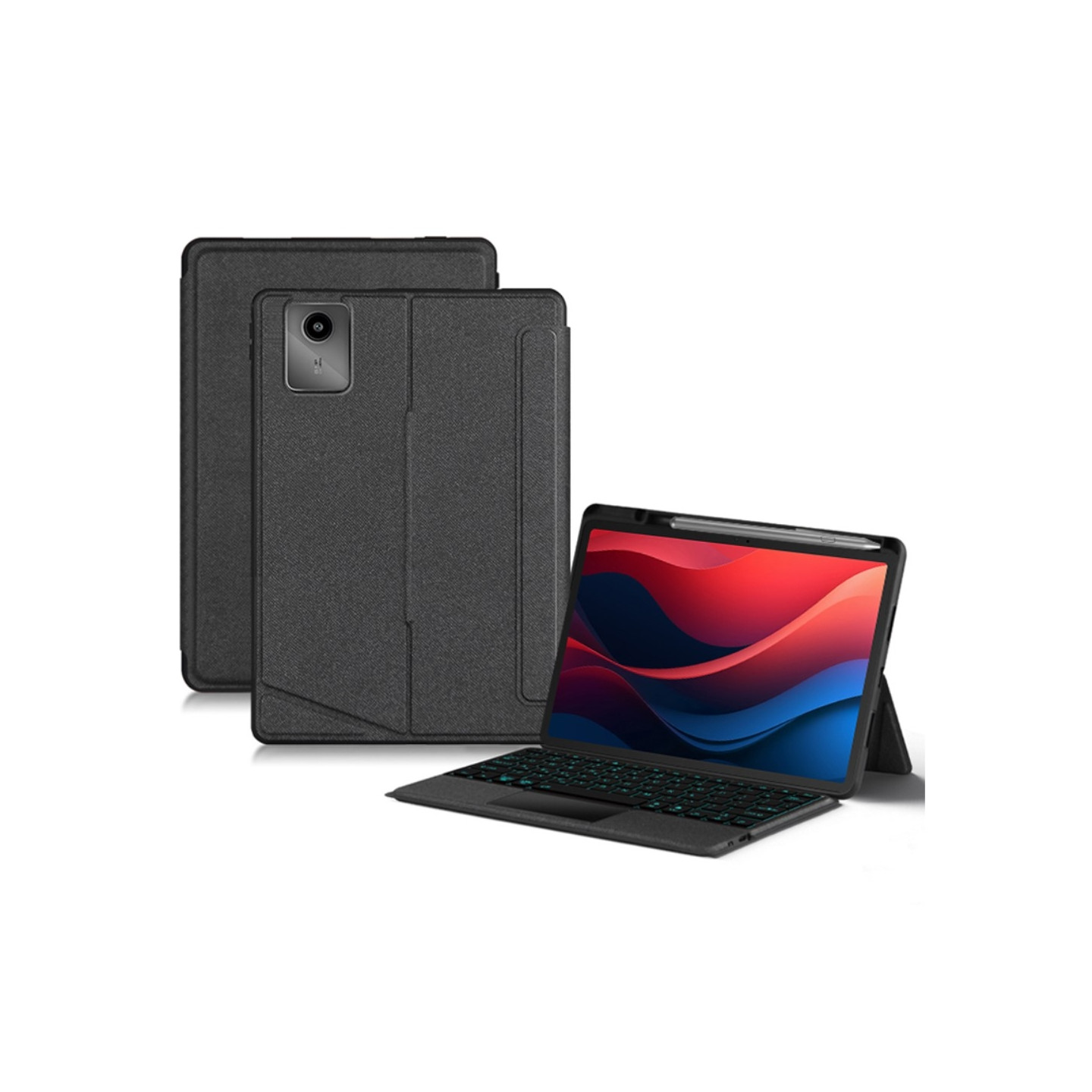 For Lenovo Tab M11 Tablet Case Cover+Detachable Bluetooth Keyboard