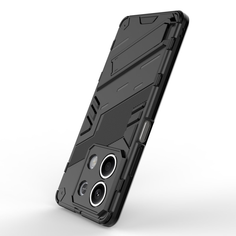Xiaomi Redmi Note 13 Cover Case - kuoren takaosa jalustalla