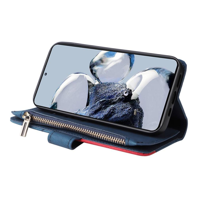 KT Multi - function Series - 5 Xiaomi 12T / 12T Pro Phone Suojakuori - Sininen