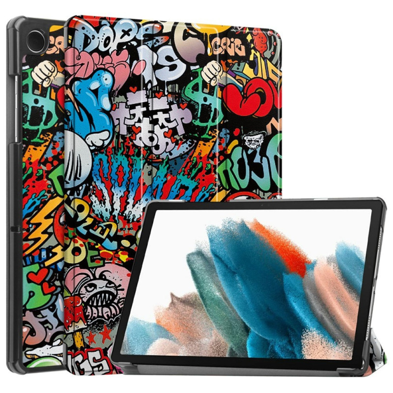 Trifoldet stativetui til Samsung Galaxy Tab A9+ 11" - Grafitti