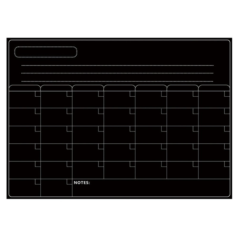 Magnetic calendar weekly month schedule Planner list