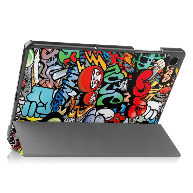 Slim Fit Dekseldeksel Til Samsung Galaxy Tab A9+ 11" - Grafitti