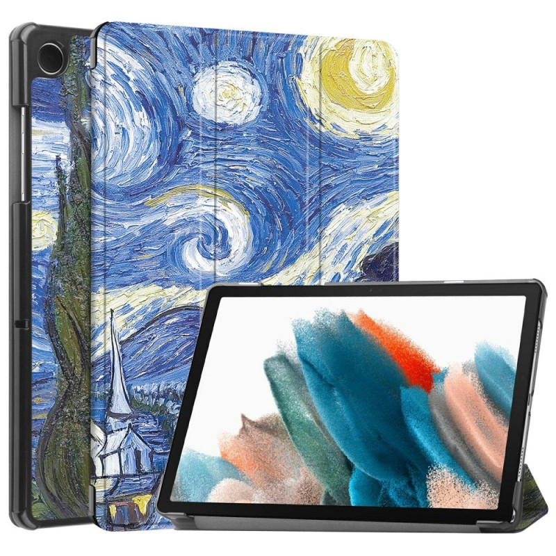 Trifoldet stativetui til Samsung Galaxy Tab A9+ 11" - Painting