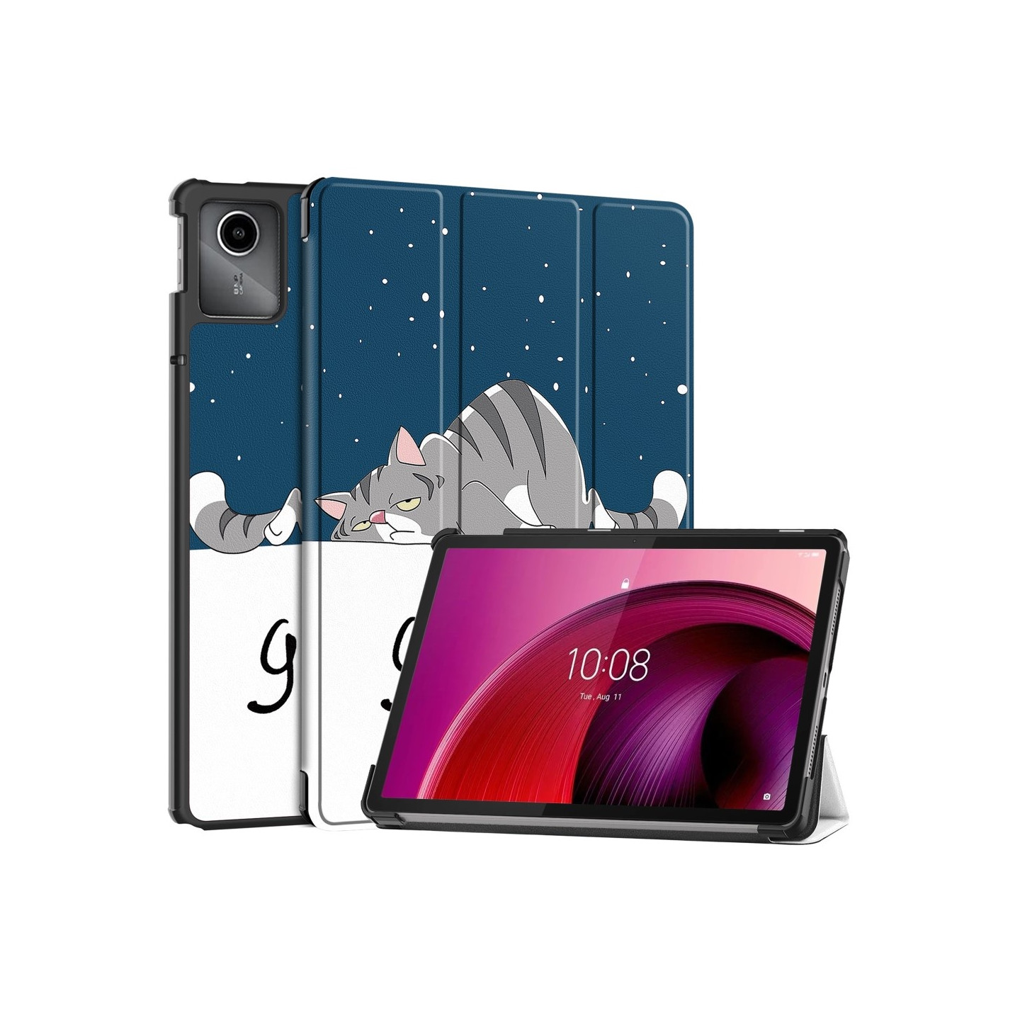 Lenovo Tab M11 kolminkertainen jalustan kansi - Cat