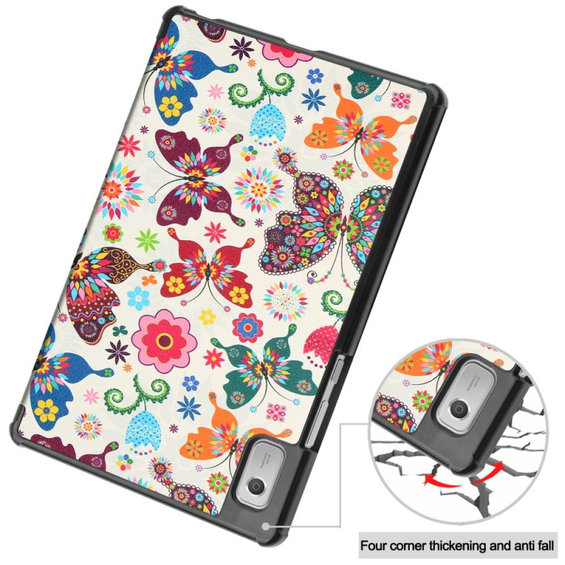 For Lenovo Tab M9 Trifold Stand Cover - Butterflies