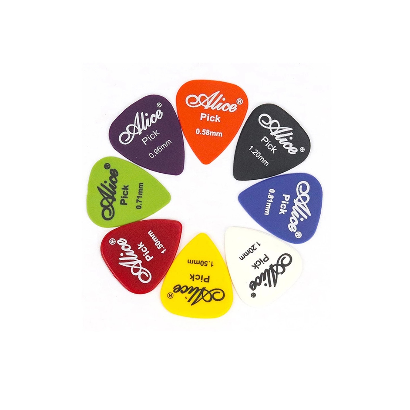 24 plectrums with box for electric & acoustic guitar