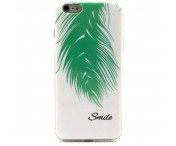 Iphone 6/6S 4.7" TPU Skal Green Leaf