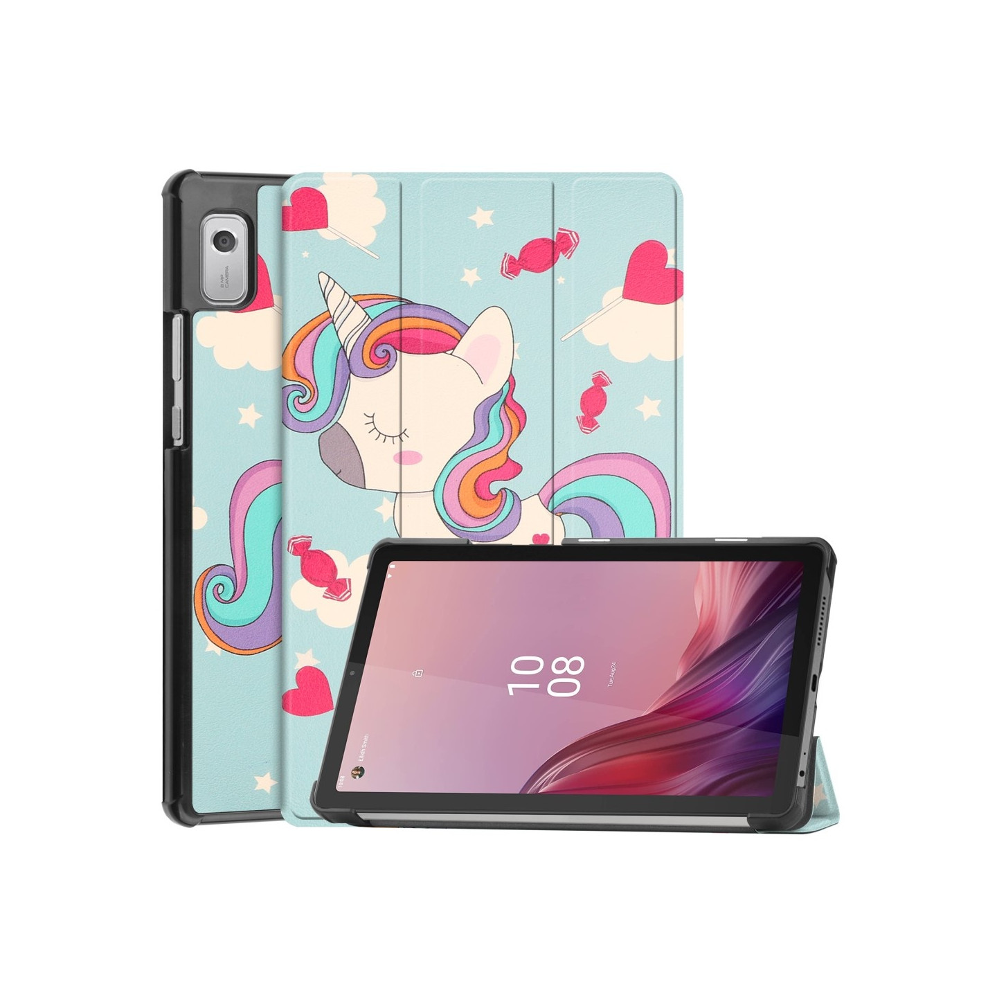 Lenovo Tab M9 kolminkertainen jalustan kansi - Horse