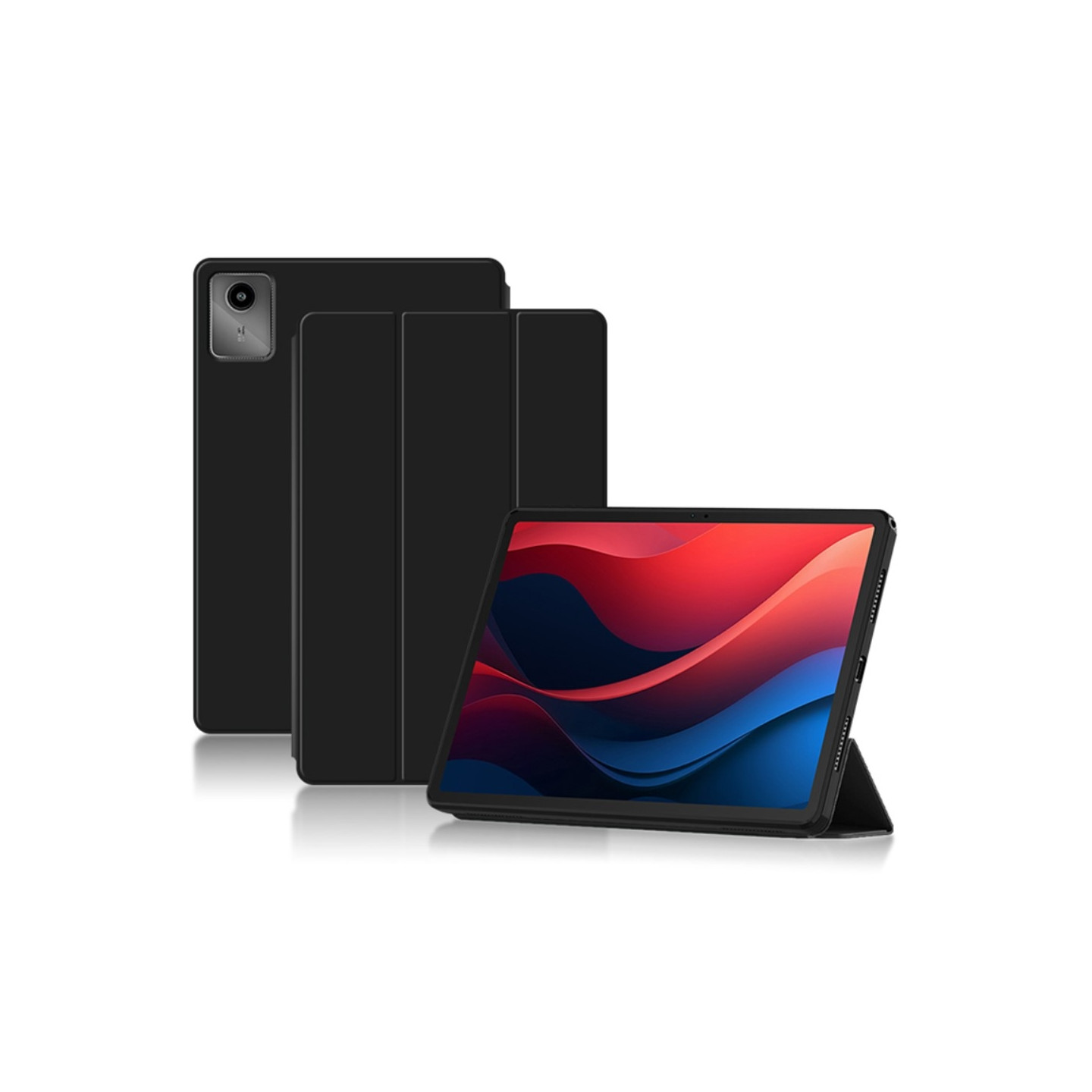 Kolminkertainen suojakuori Lenovo Tab M11:lle - musta