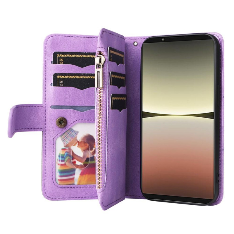 KT Multifunktion Series - 5 Til Sony Xperia 5 IV Telefontaske - Lilla