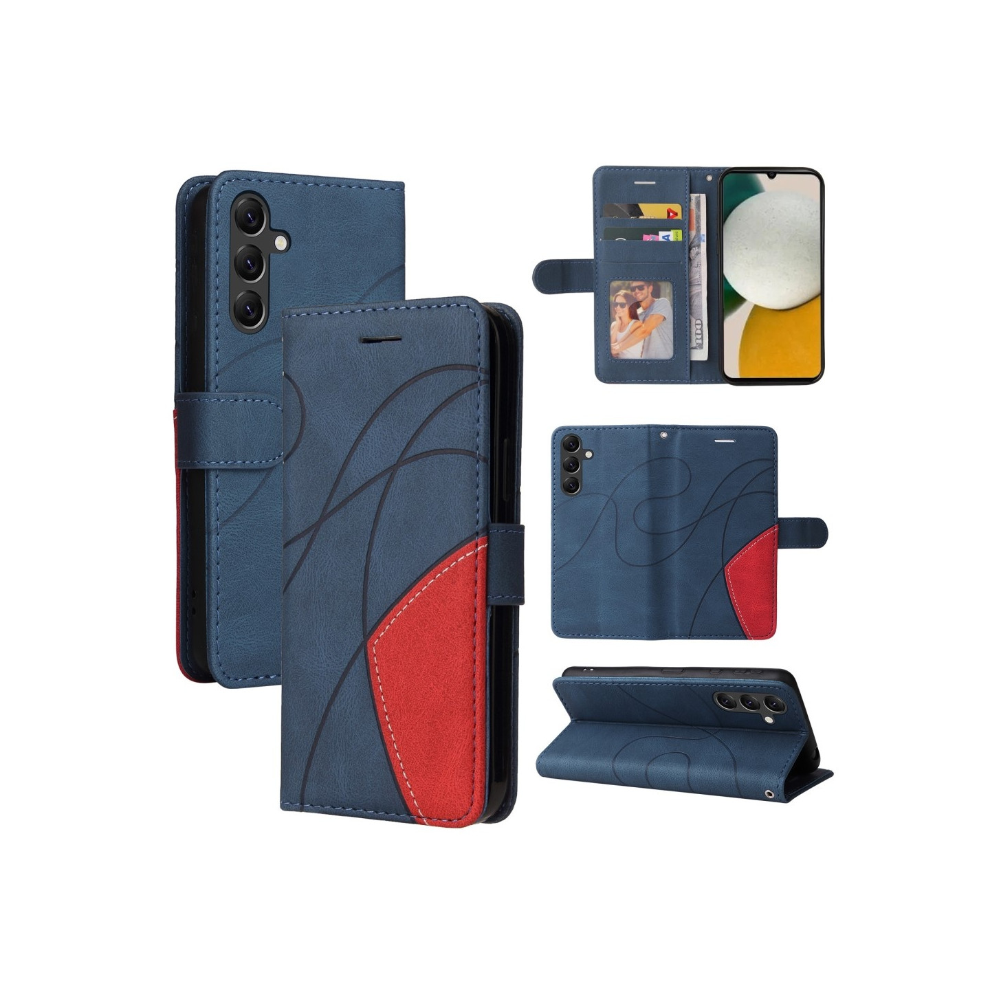 Til Samsung Galaxy A05s KT - serie - 1 dobbeltfarve