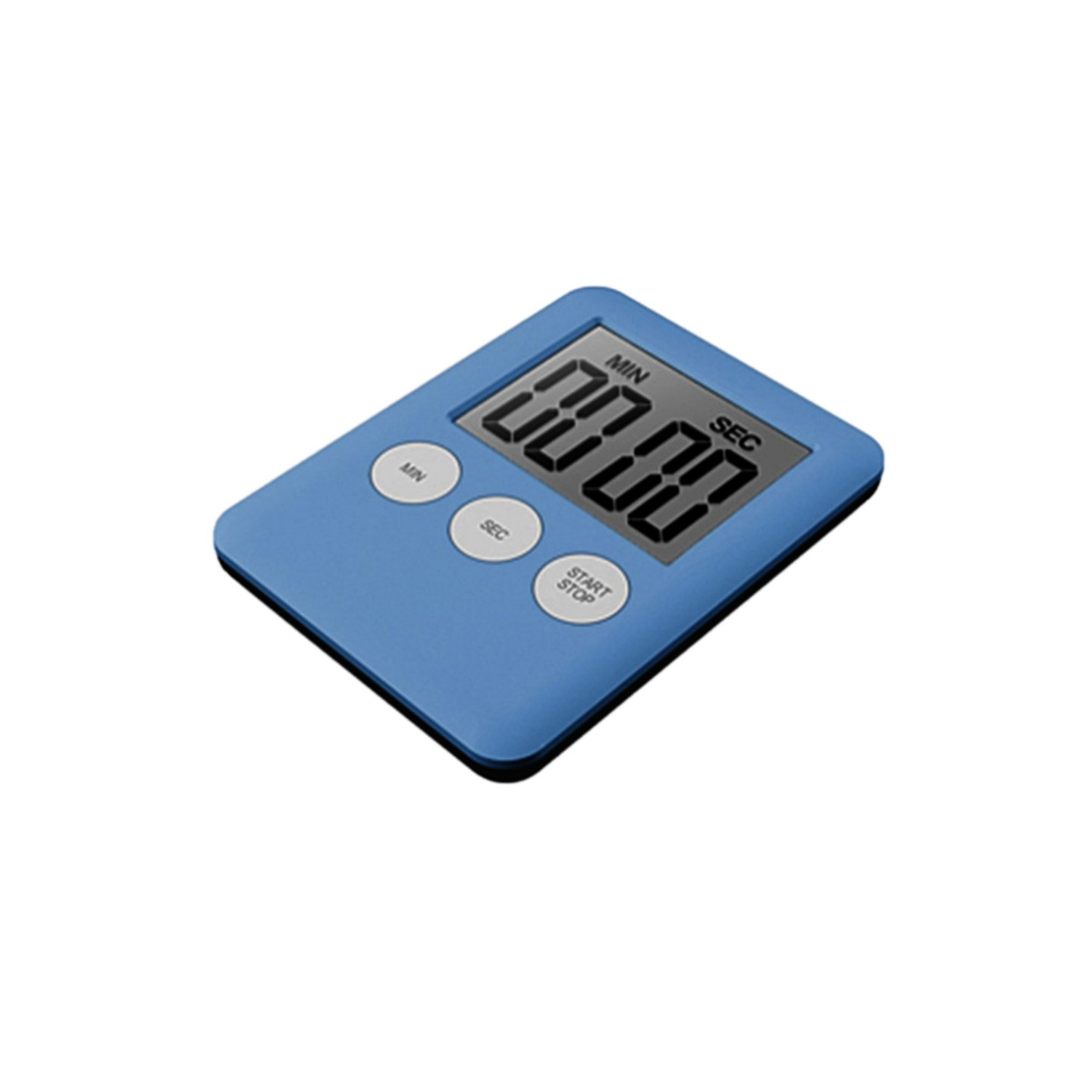 Thin Kitchen Timer Timer Large Screen Digital Magnetic Countdown - Dark Blue