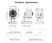 Smart Home Security Human Monitor 1080 HD Trådlös WiFi-kamera