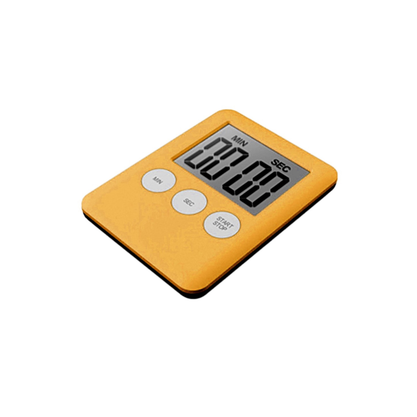 Thin Kitchen Timer Timer Large Screen Digital Magnetic Countdown - Orange