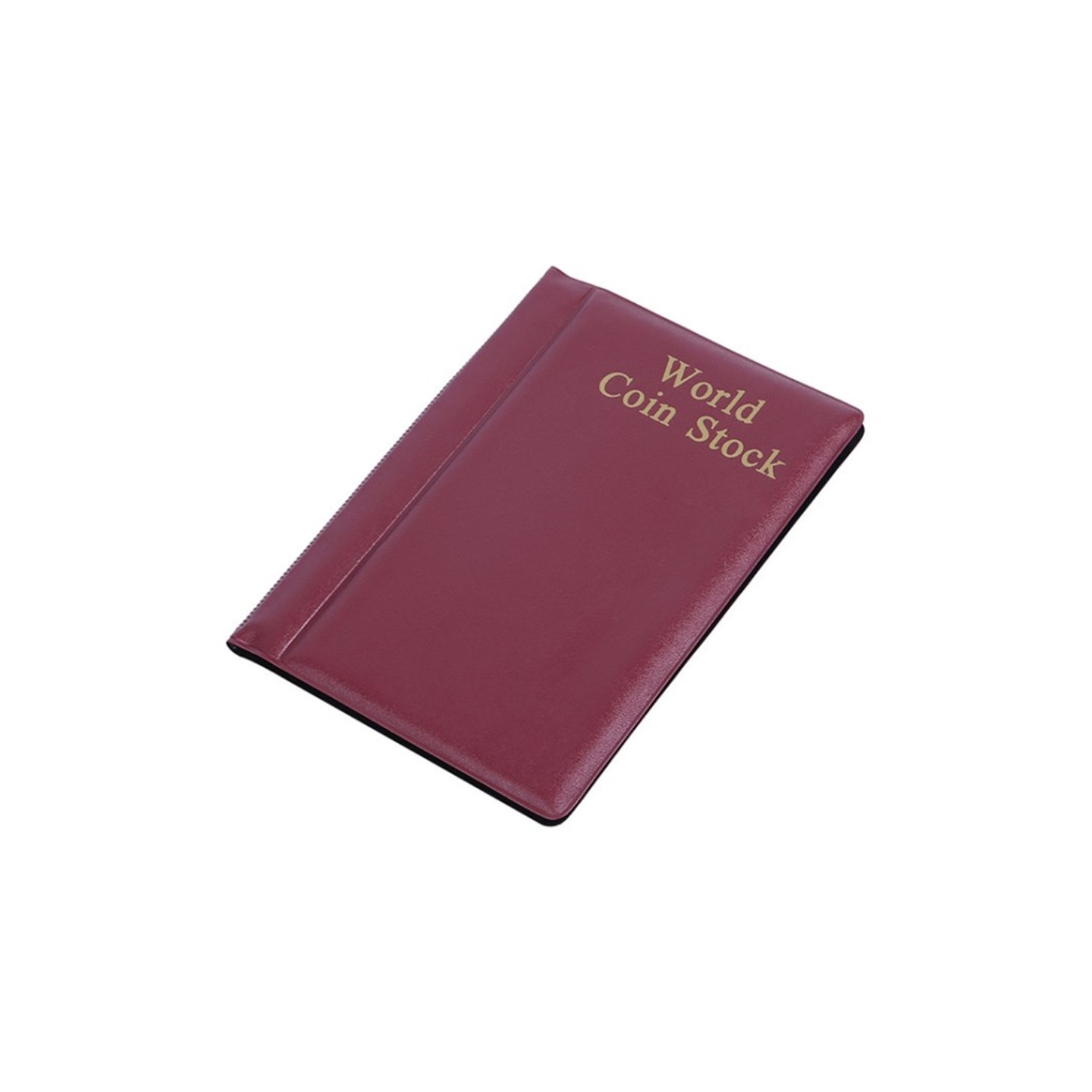 Valutamøntalbum Møntvalutaindsamling Binder Lommemønt - RØD