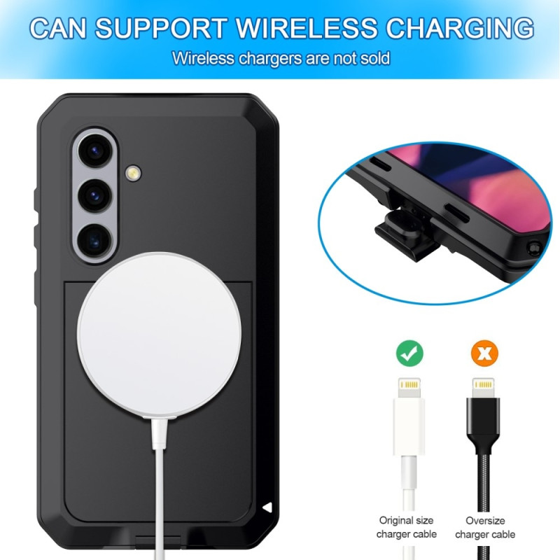 Samsung Galaxy S24+ (Plus) Case Armor suojakotelo Kuori + karkaistu lasi