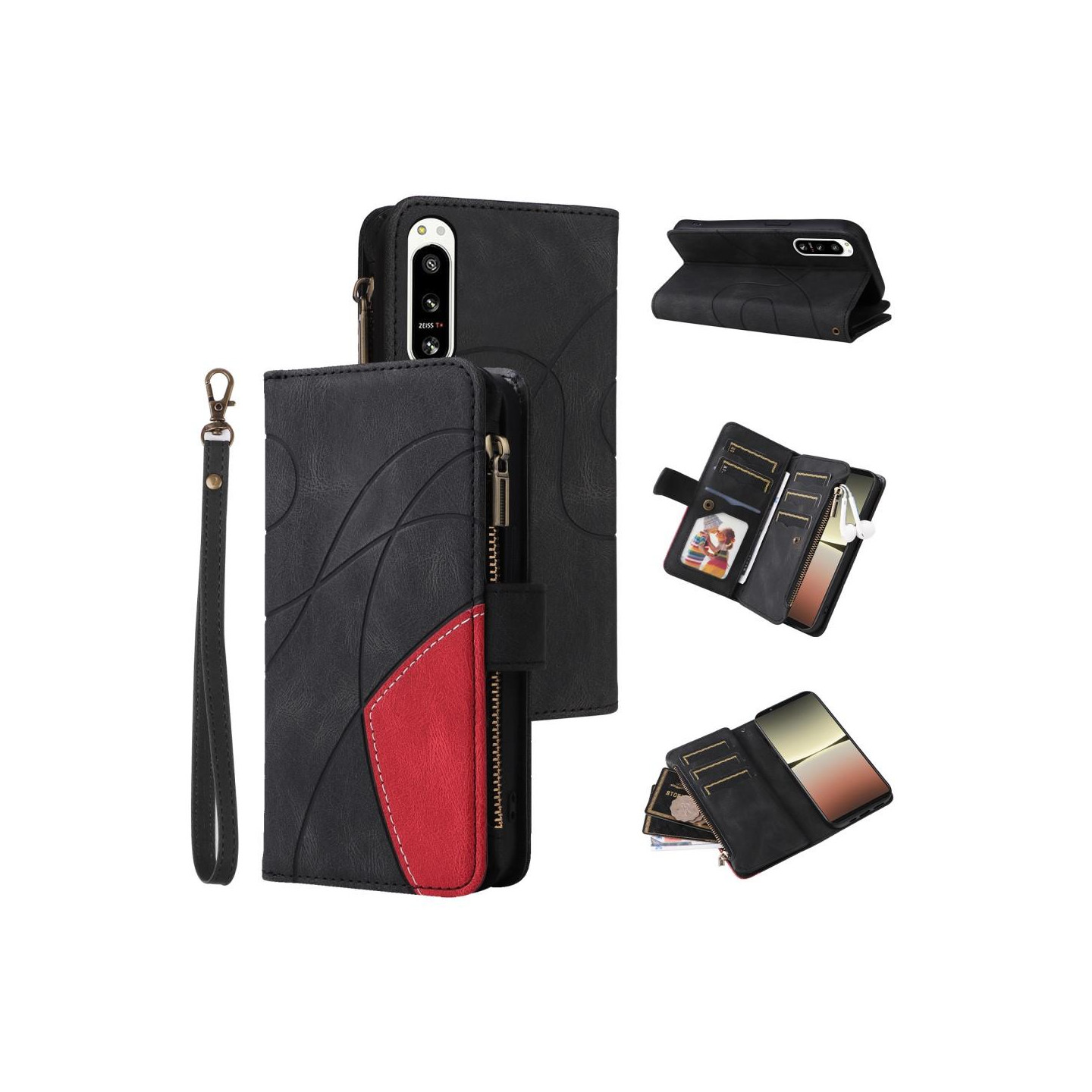 KS Lommebok - deksel til Sony Xperia 5 IV - Svart