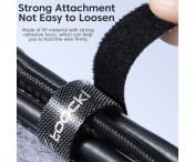 5m Organisera Klippbar Kabelhantering Kardborr Återanvändbar