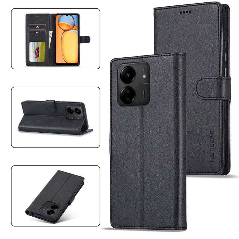 LC.IMEEKE lompakkokotelo Case Shell Xiaomi Redmi 13C:lle