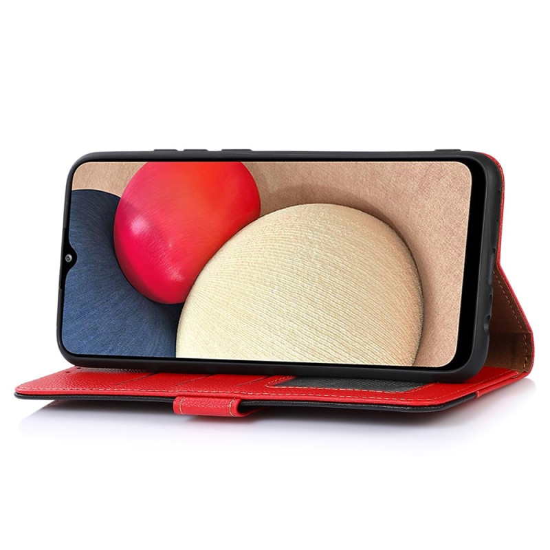 KHAZNEH Wallet case for Xiaomi Redmi 13C - Red - Black